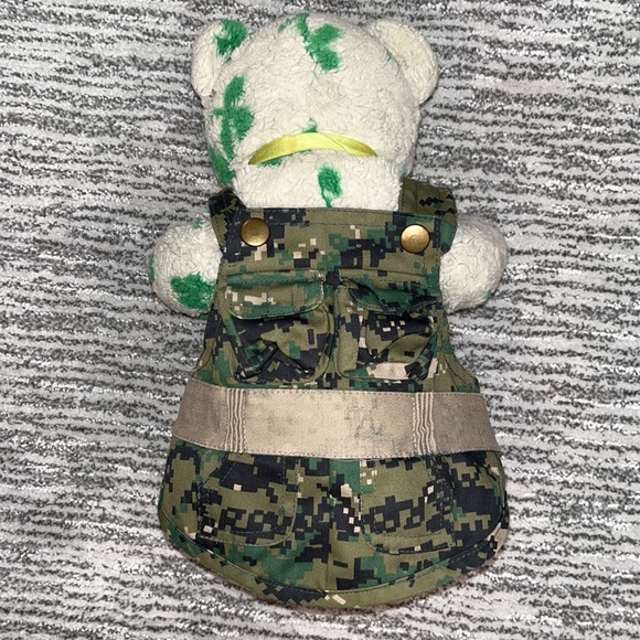 Fisherman Camo Vest Pet Costume Size XS - Picture 3 of 10